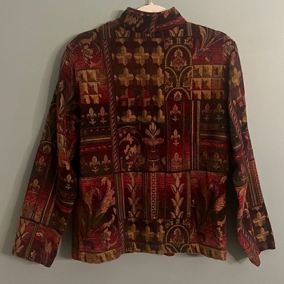 Coldwater Creek Multicolor Patterned Blazer - Picture 9 of 11